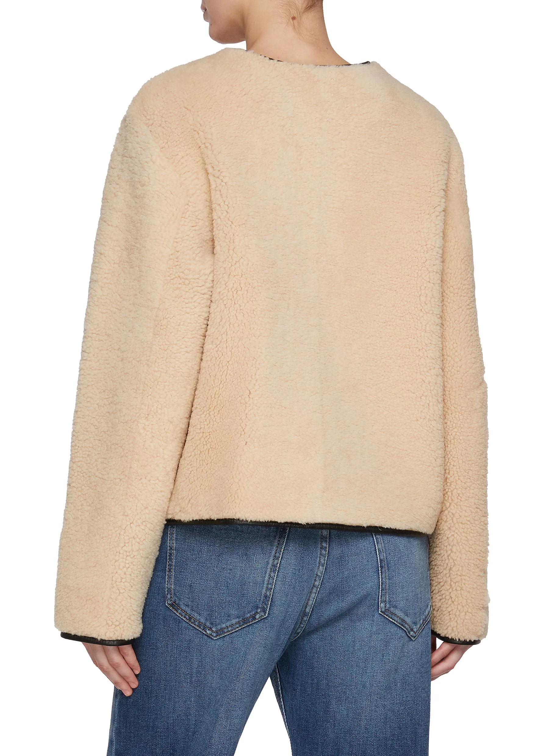 -----------BLAZÉ MILANO  ---- ------------ ----Reversible Shearling Gliss Bolero --