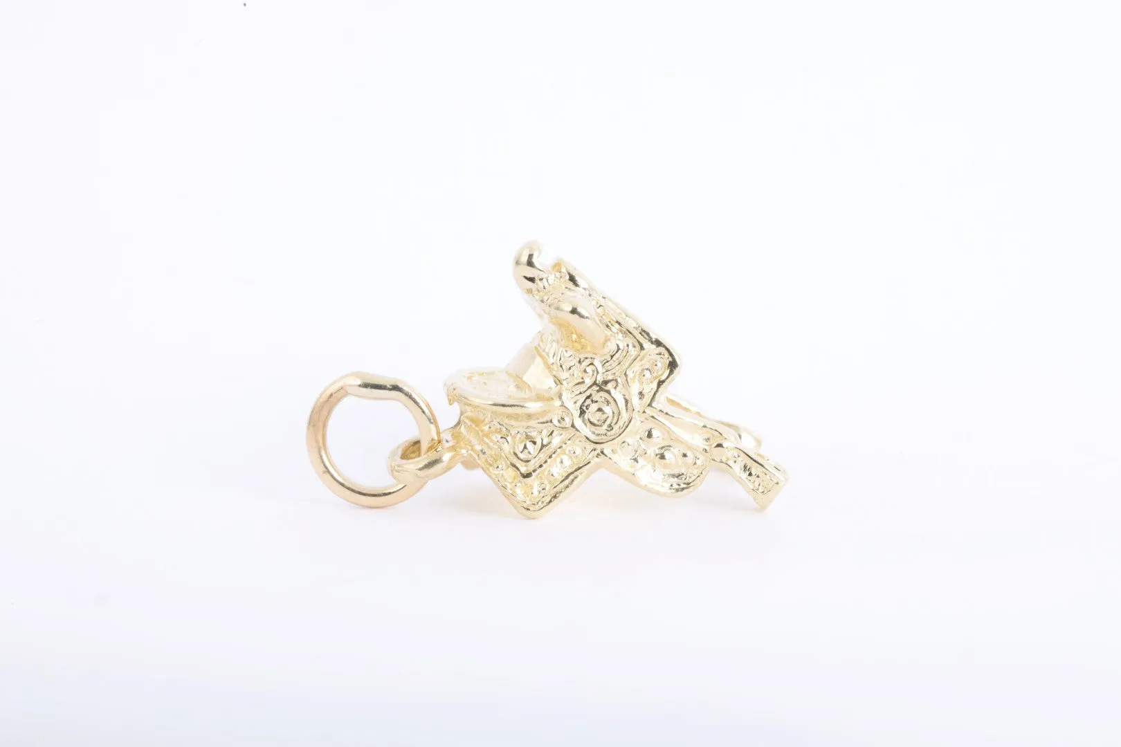 14k Yellow Gold Saddle Charm (2.15g.)