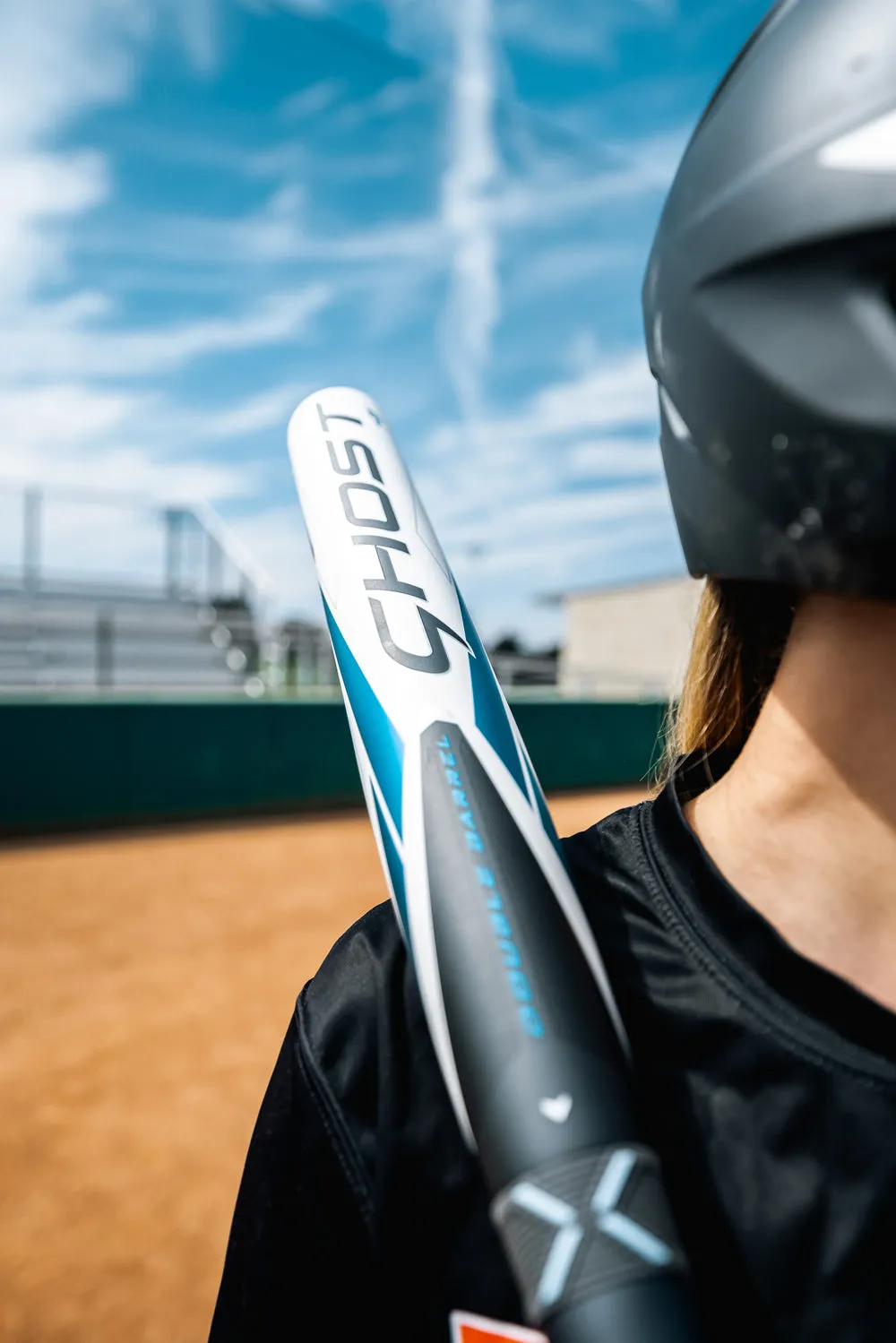 2023 Easton Ghost (-11) Double Barrel Fastpitch Softball Bat: FP23GH11