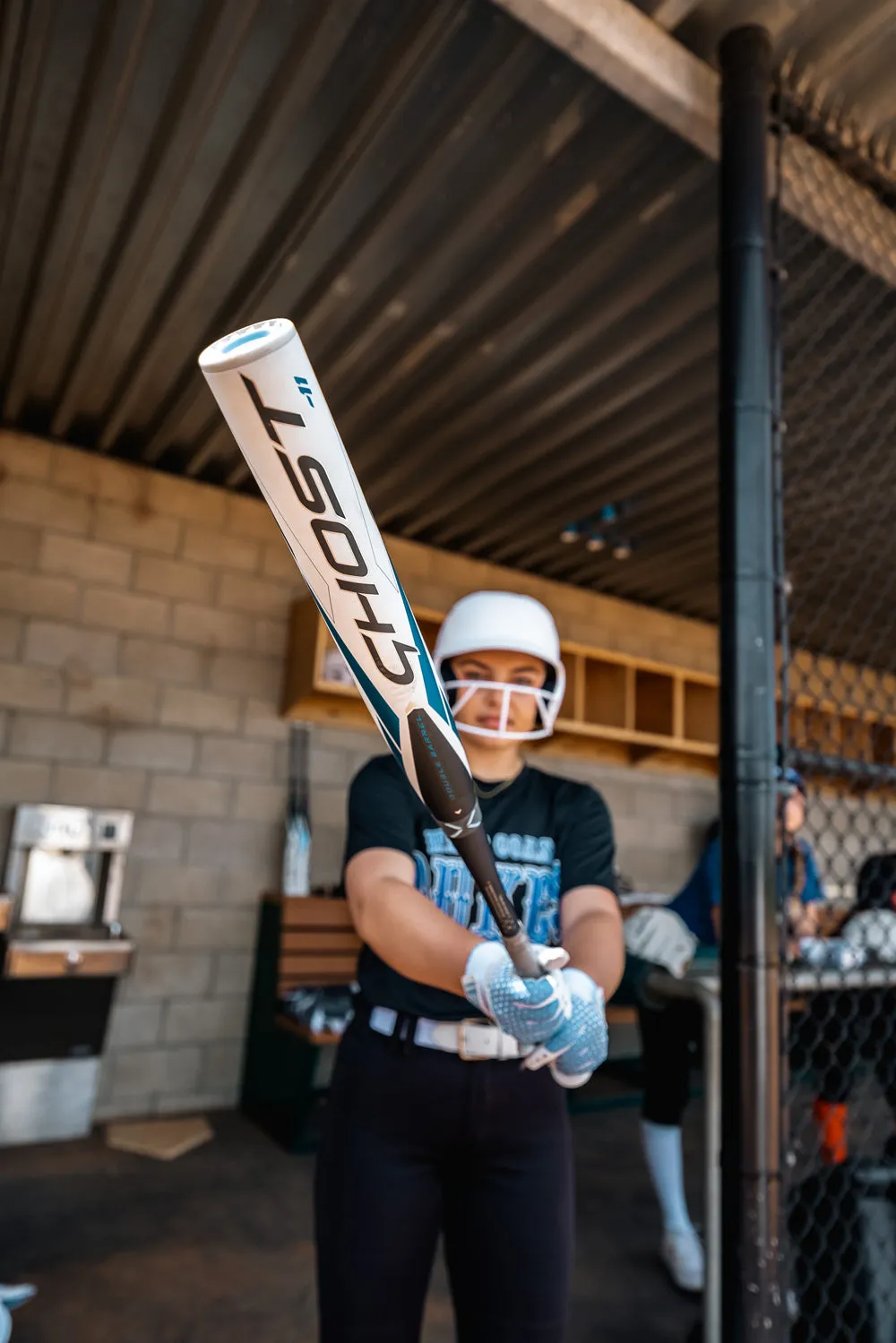 2023 Easton Ghost (-8) Double Barrel Fastpitch Softball Bat: FP23GH8