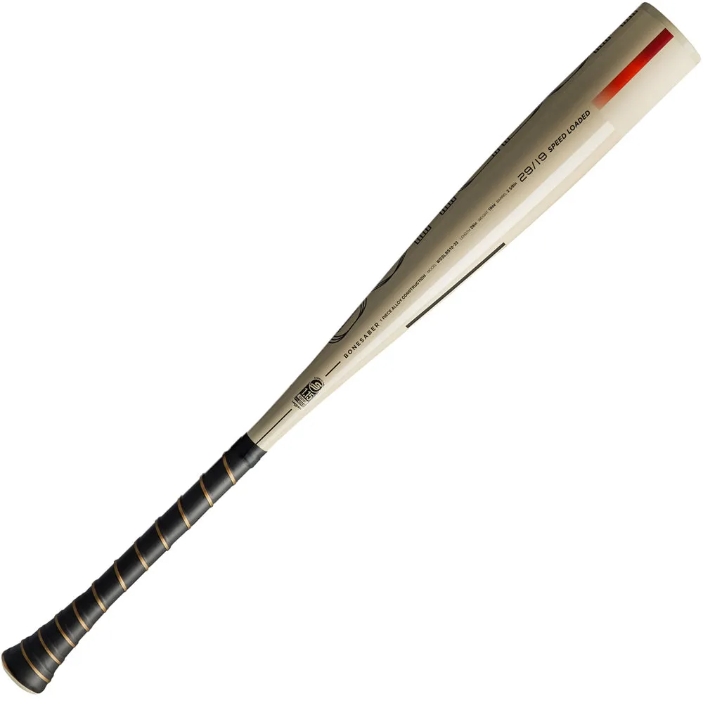 2023 Warstic Bonesaber (-10) 2 5/8 USSSA Baseball Bat: MBBSR23WH10