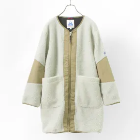 【50％OFF】CAPE HEIGHTS（ケープハイツ） ベテル フリースジャケット レディース アウター 羽織り ボア メッシュ Vネック 切り替え ミドル丈 WMNS BETHEL FLEECE【セール】