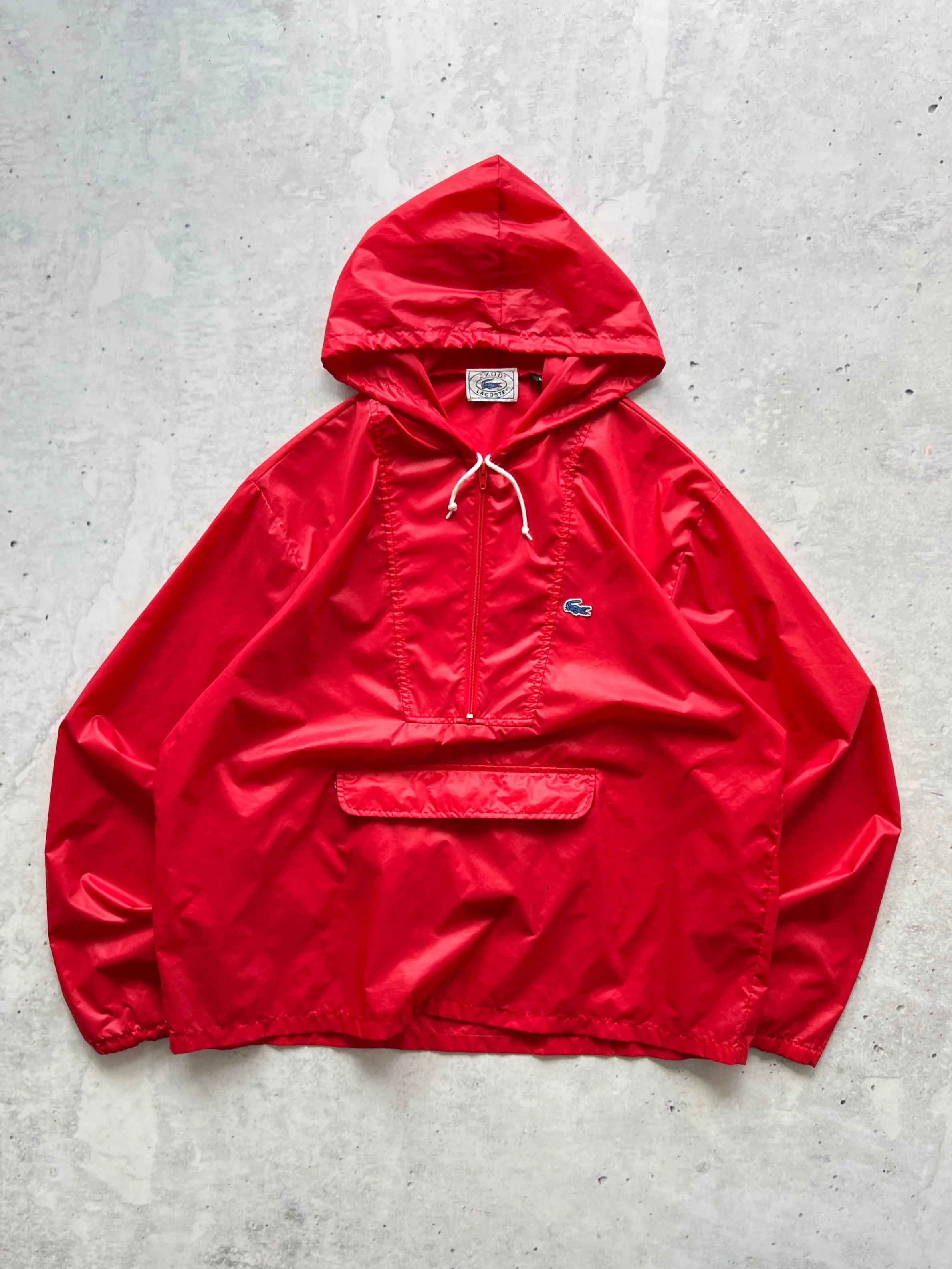 80's Lacoste Izod Pullover Anorak (XL)