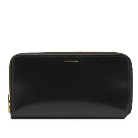 Acne Studios Fluorite Shiny Pouch WalletBlack