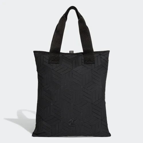 Adidas 3D SHOPPER BAG Shoulder Bag DY2969/2970 Black & White with zip