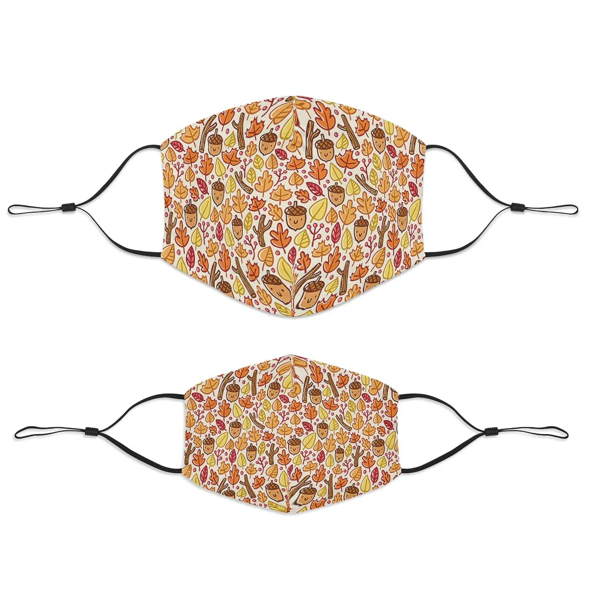 Adorable Autumn Pattern Face Cover