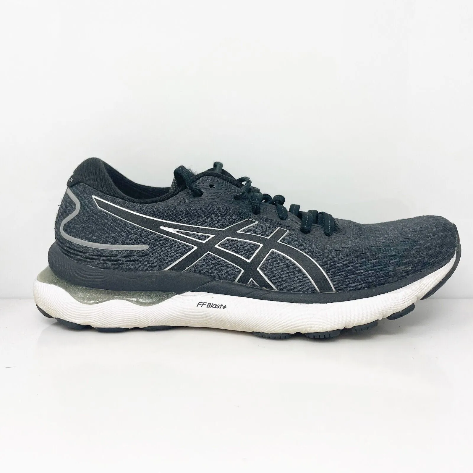 Asics Womens Gel Nimbus 24 1012B201 Black Running Shoes Sneakers Size 9.5