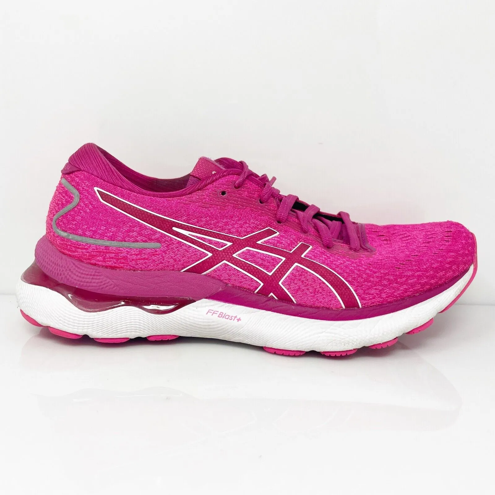 Asics Womens Gel Nimbus 24 1012B201 Pink Running Shoes Sneakers Size 10