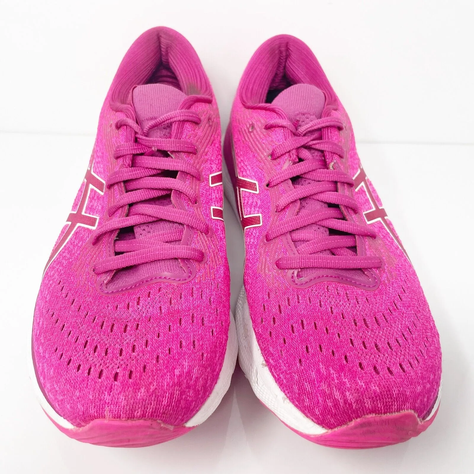 Asics Womens Gel Nimbus 24 1012B201 Pink Running Shoes Sneakers Size 10