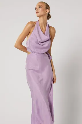 Avery Cowl Dress - Lilac