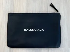 Balenciaga Logo Pouch