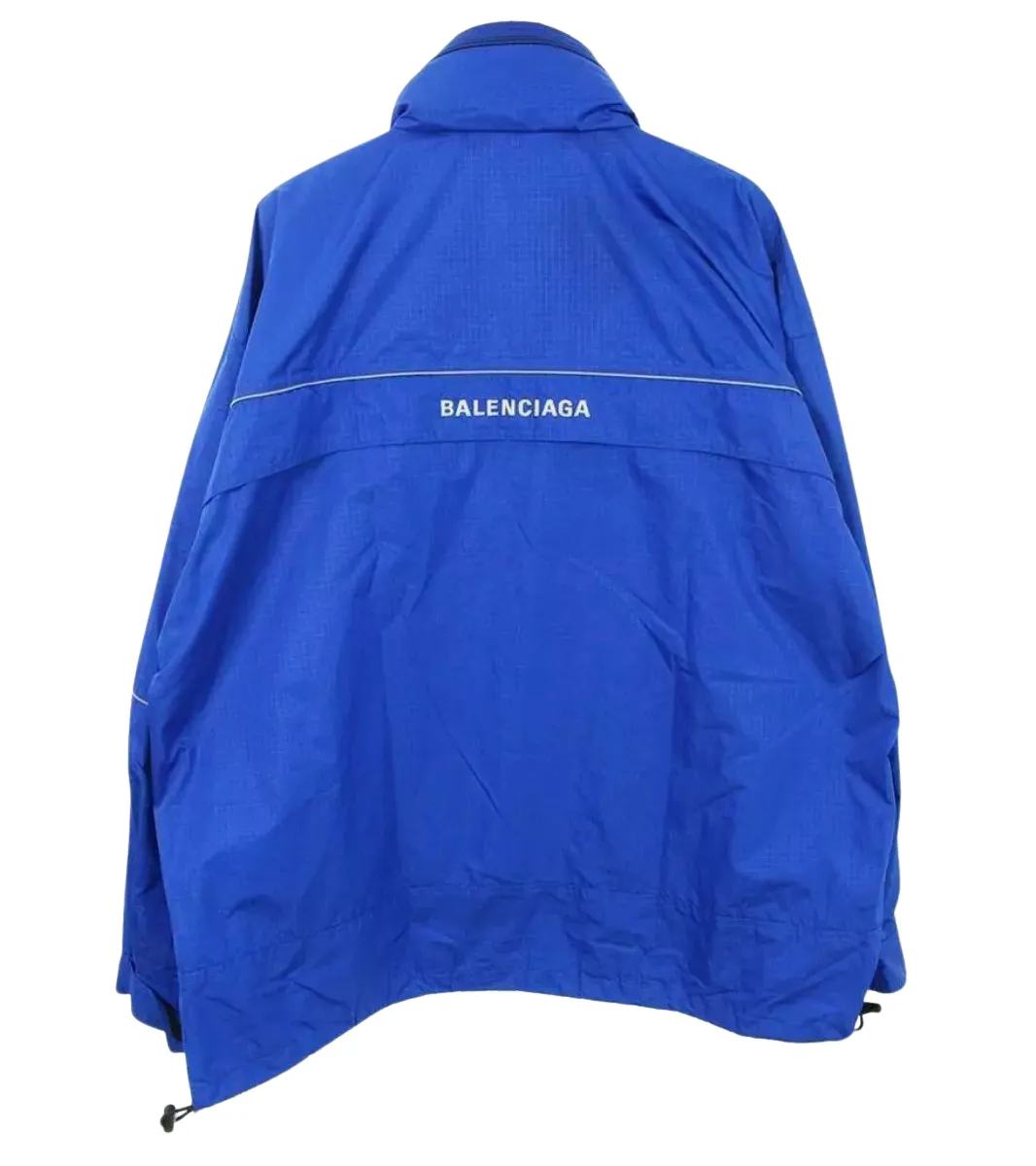 Balenciaga Nylon Blue Anorak Blouson