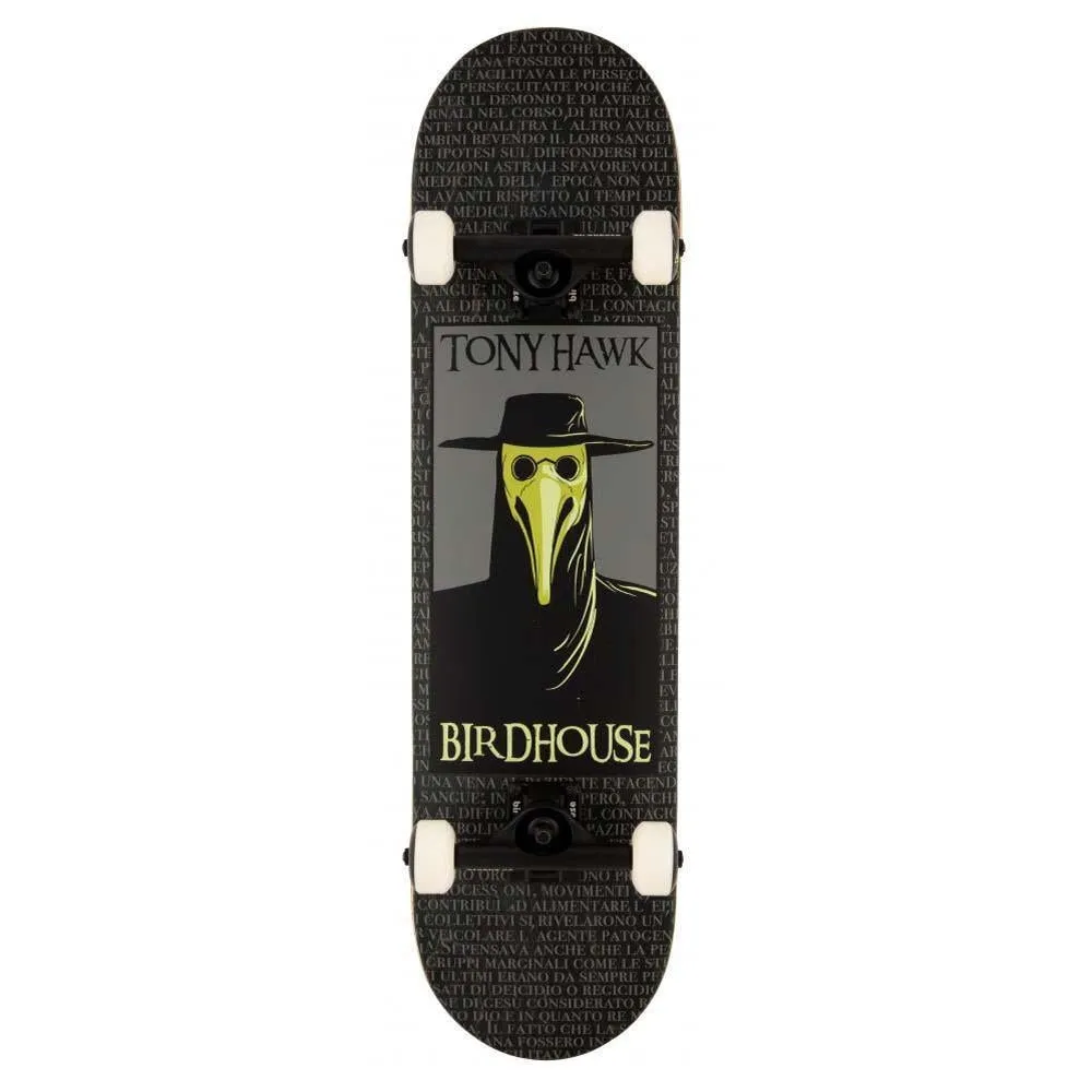 Birdhouse Skateboards Plague Doctor Stage 3 Factory Complete Skateboard Black 8