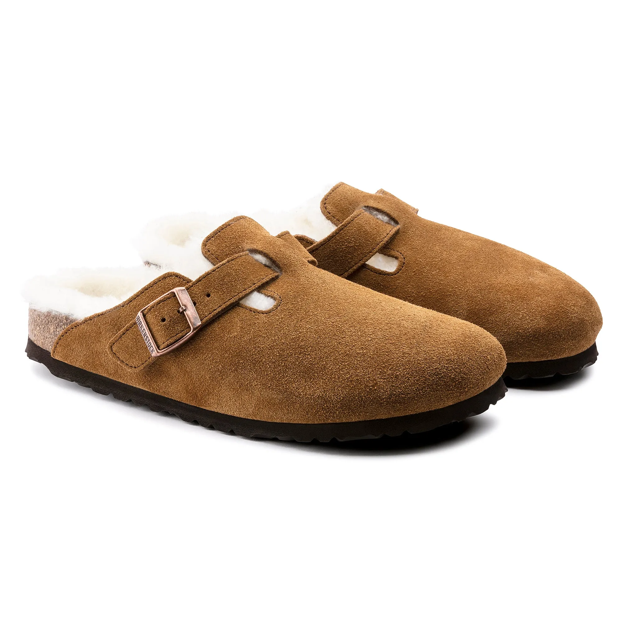 BIRKENSTOCK | ZUECOS UNISEX | BOSTON VL SHEARLING MINK 00491 | MARRN | N - REGULAR