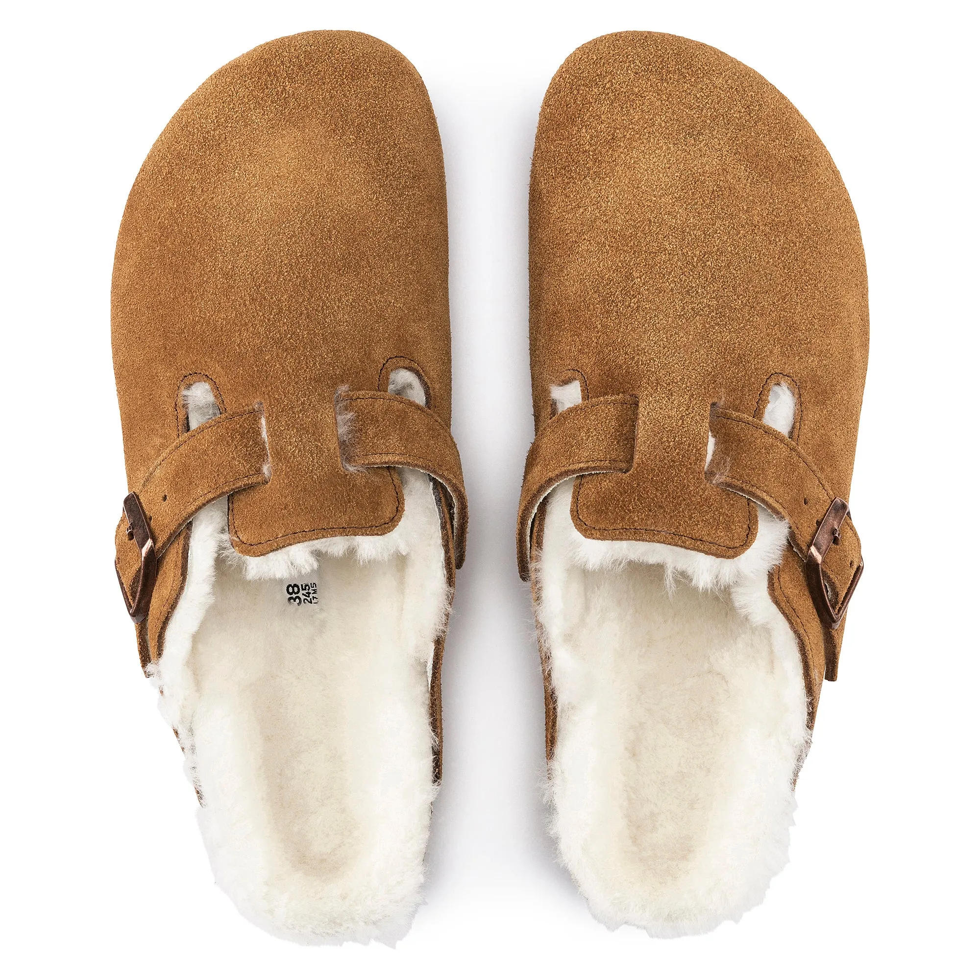 BIRKENSTOCK | ZUECOS UNISEX | BOSTON VL SHEARLING MINK 00491 | MARRN | N - REGULAR