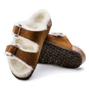 Birkenstock Arizona Shearling Suede Leather Kid's