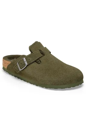 Birkenstock Boston Shearling in Thyme