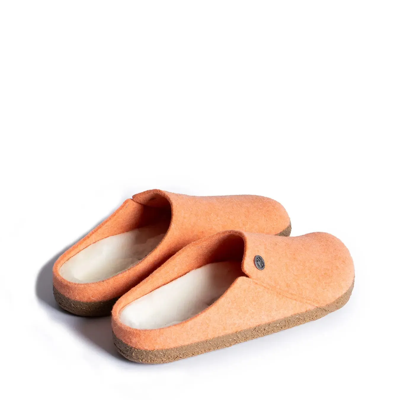 Birkenstock Womens Zermatt Shearling FE Narrow Fit Papaya