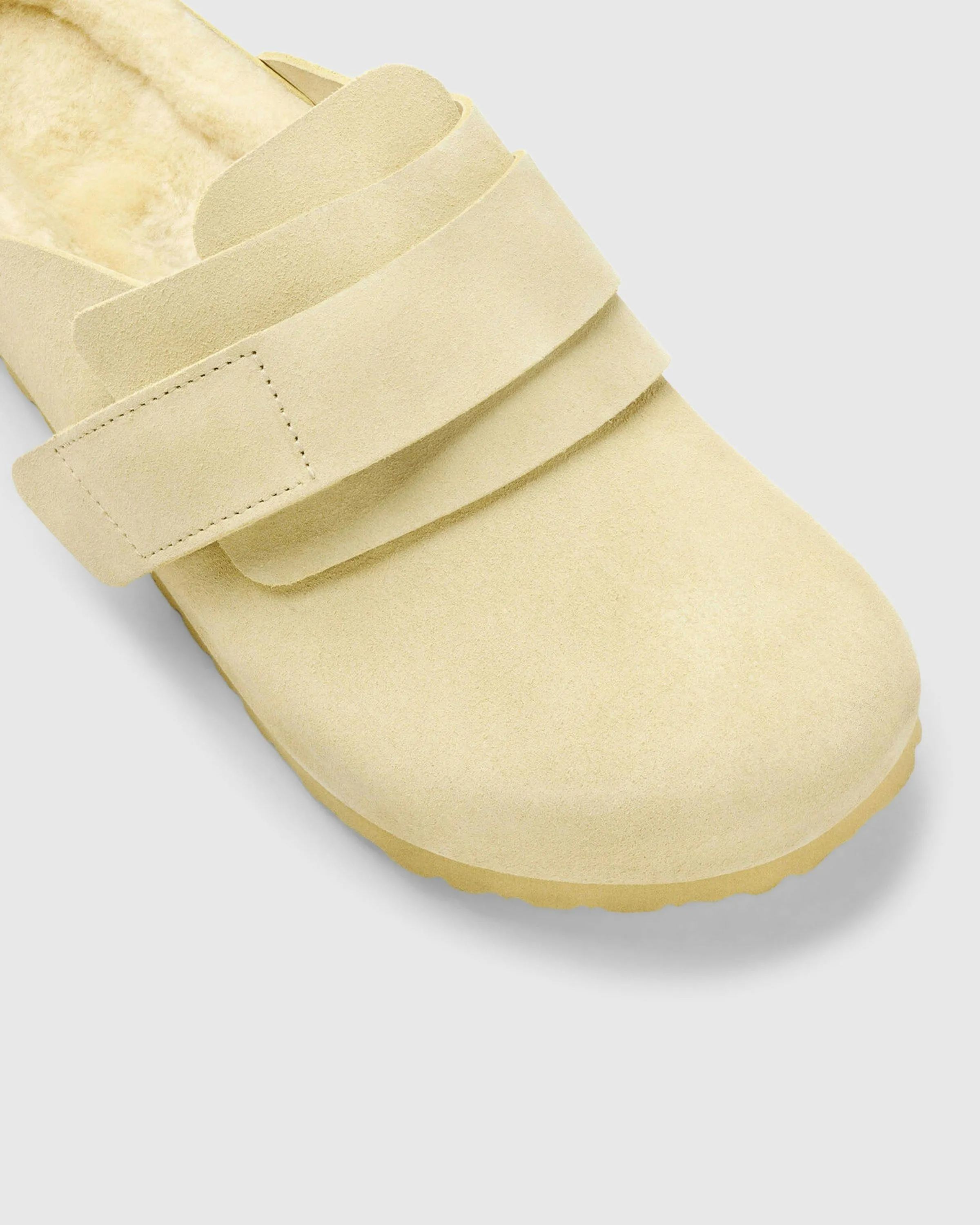 Birkenstock x Tekla – Shearling Nagoya Straw/Pale Yellow | Highsnobiety Shop