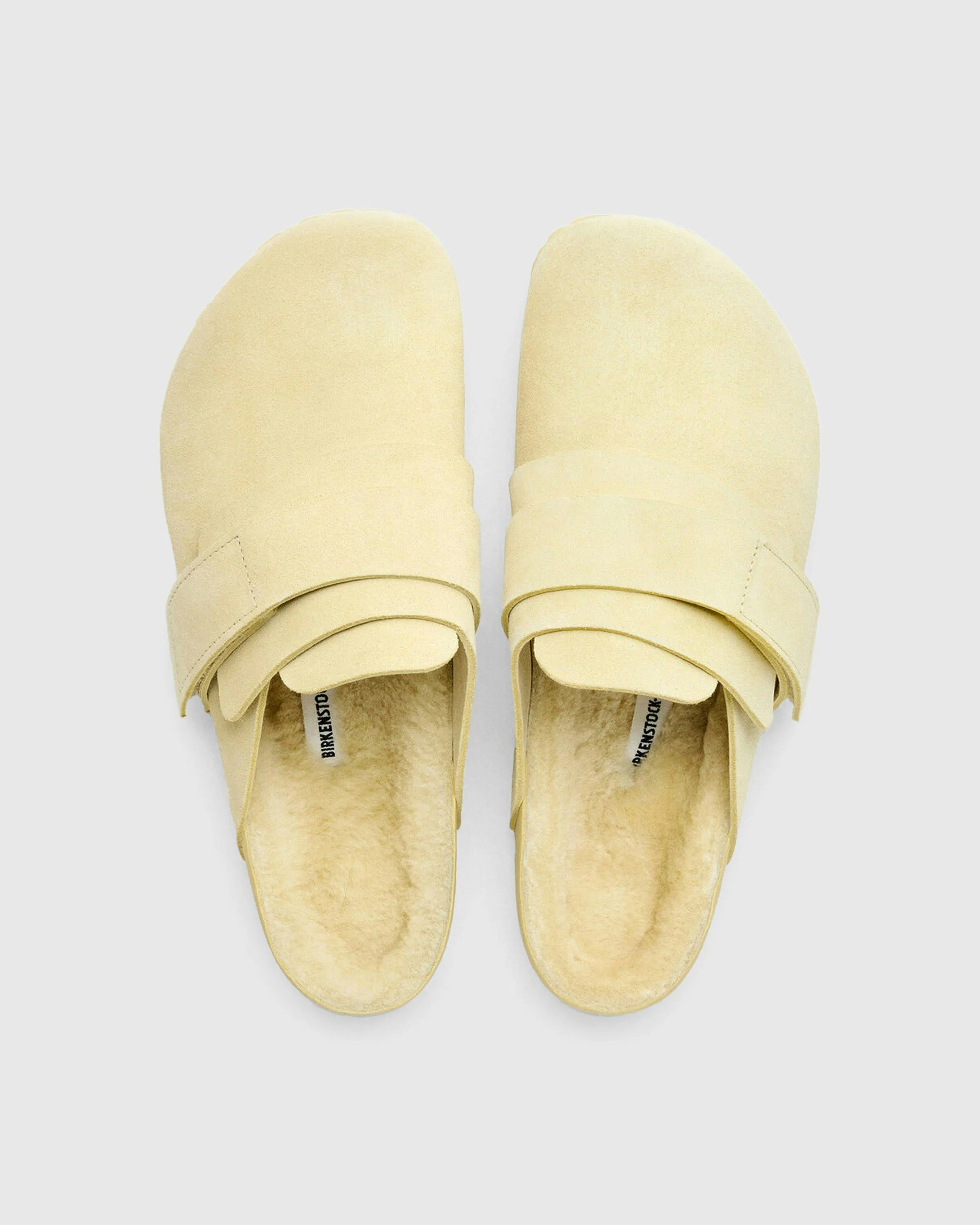 Birkenstock x Tekla – Shearling Nagoya Straw/Pale Yellow | Highsnobiety Shop