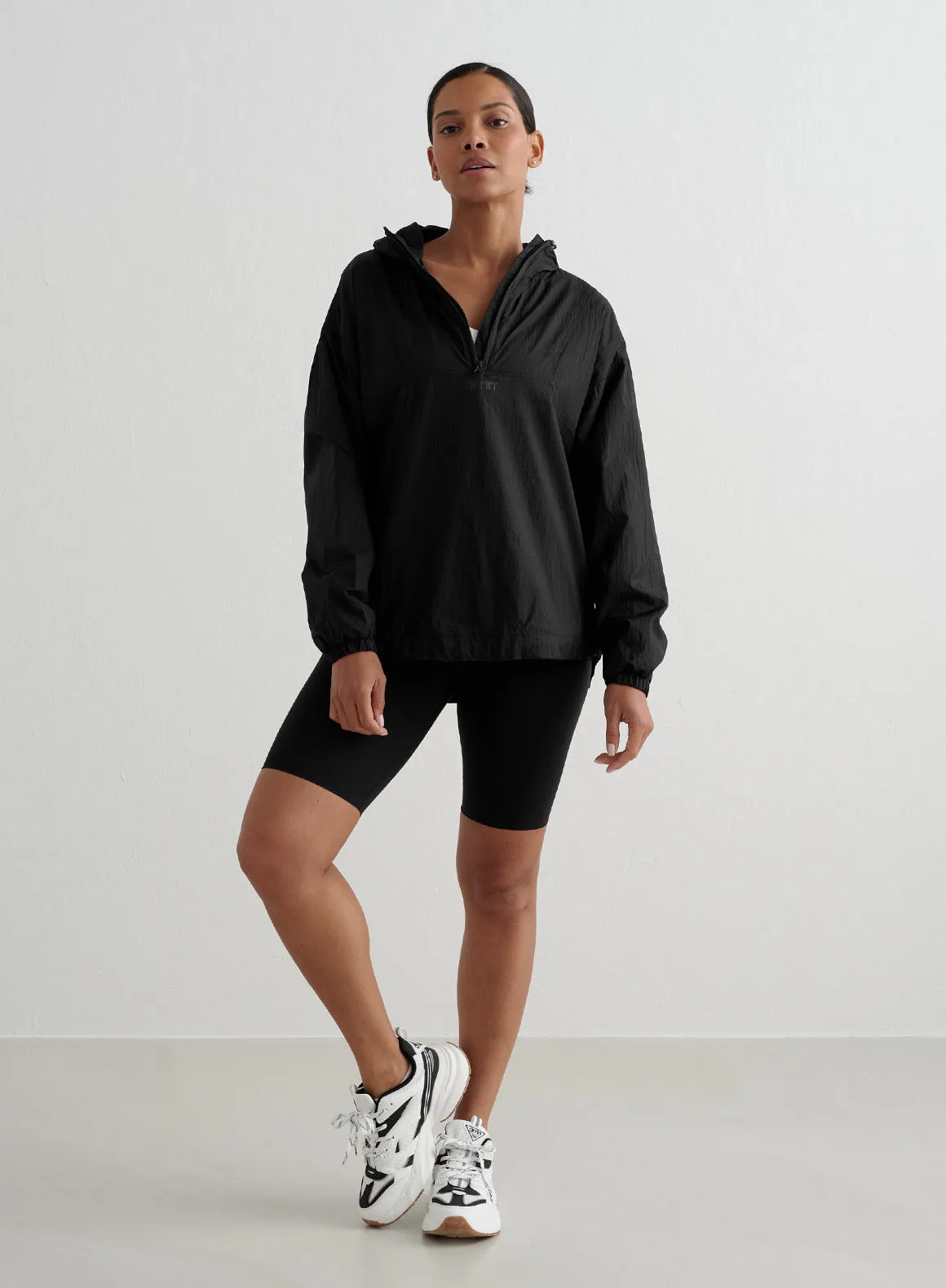 Black Lightweight Anorak