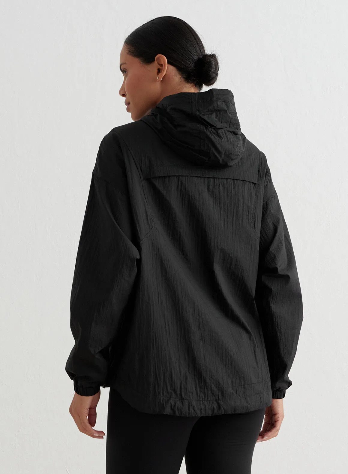 Black Lightweight Anorak