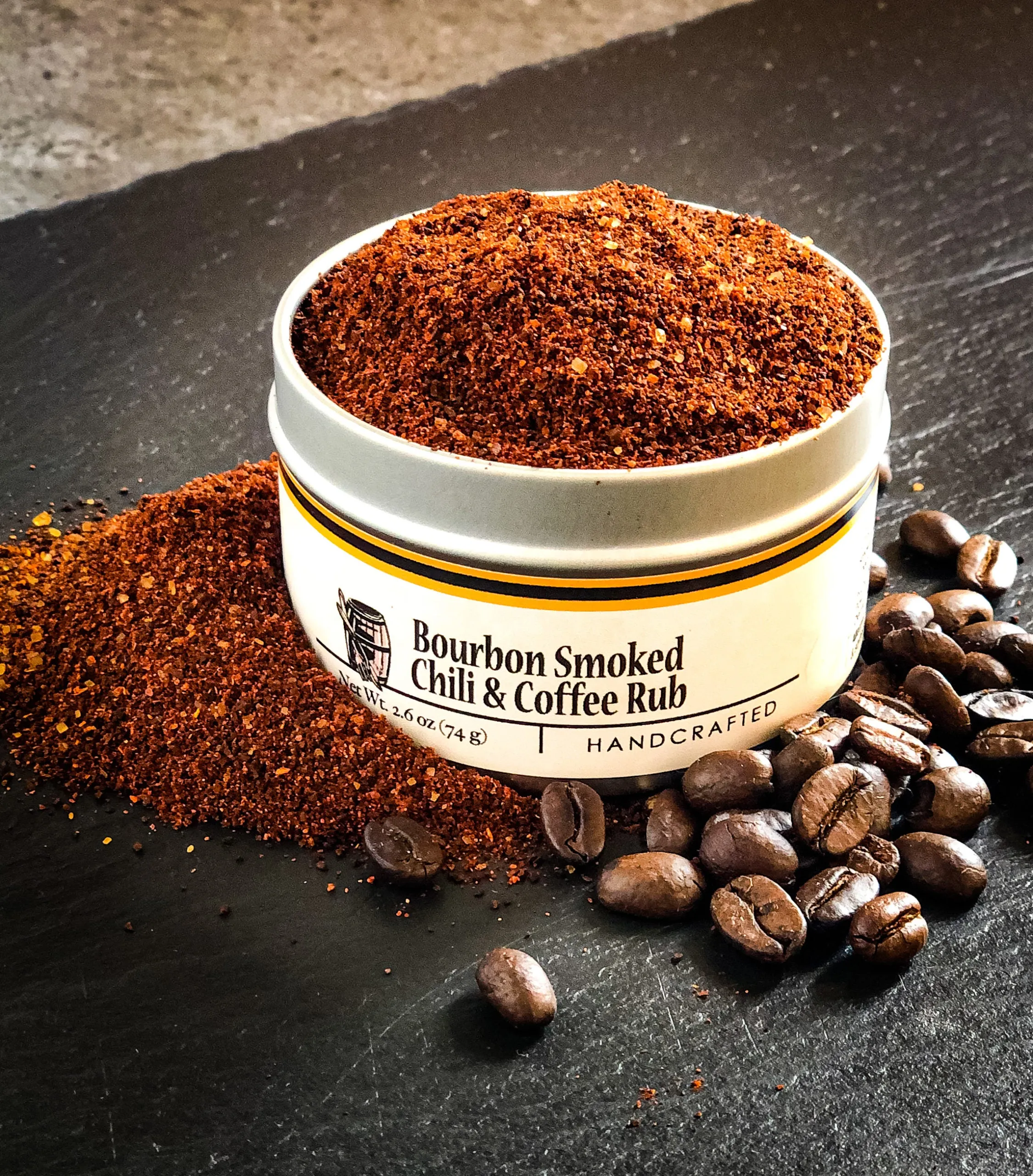 BOURBON CHILI AND COFFEE RUB