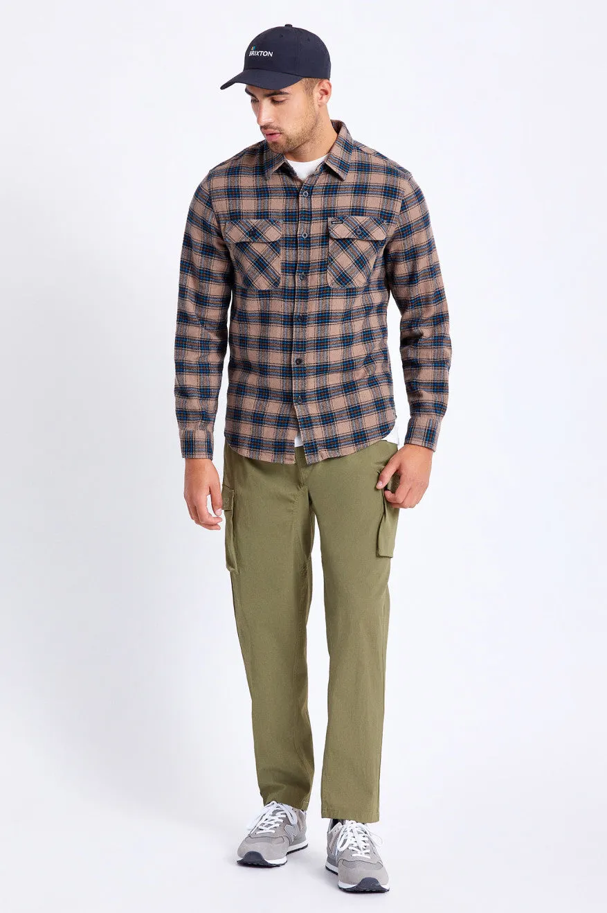 Bowery Lightweight L/S Utility Flannel - Pine Bark