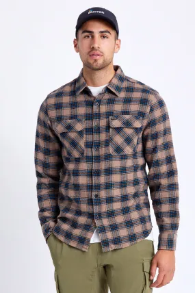 Bowery Lightweight L/S Utility Flannel - Pine Bark