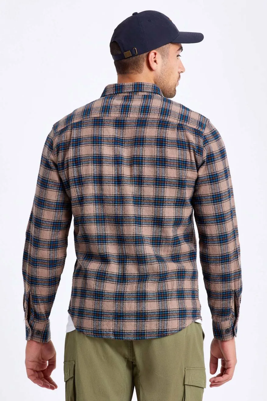 Bowery Lightweight L/S Utility Flannel - Pine Bark