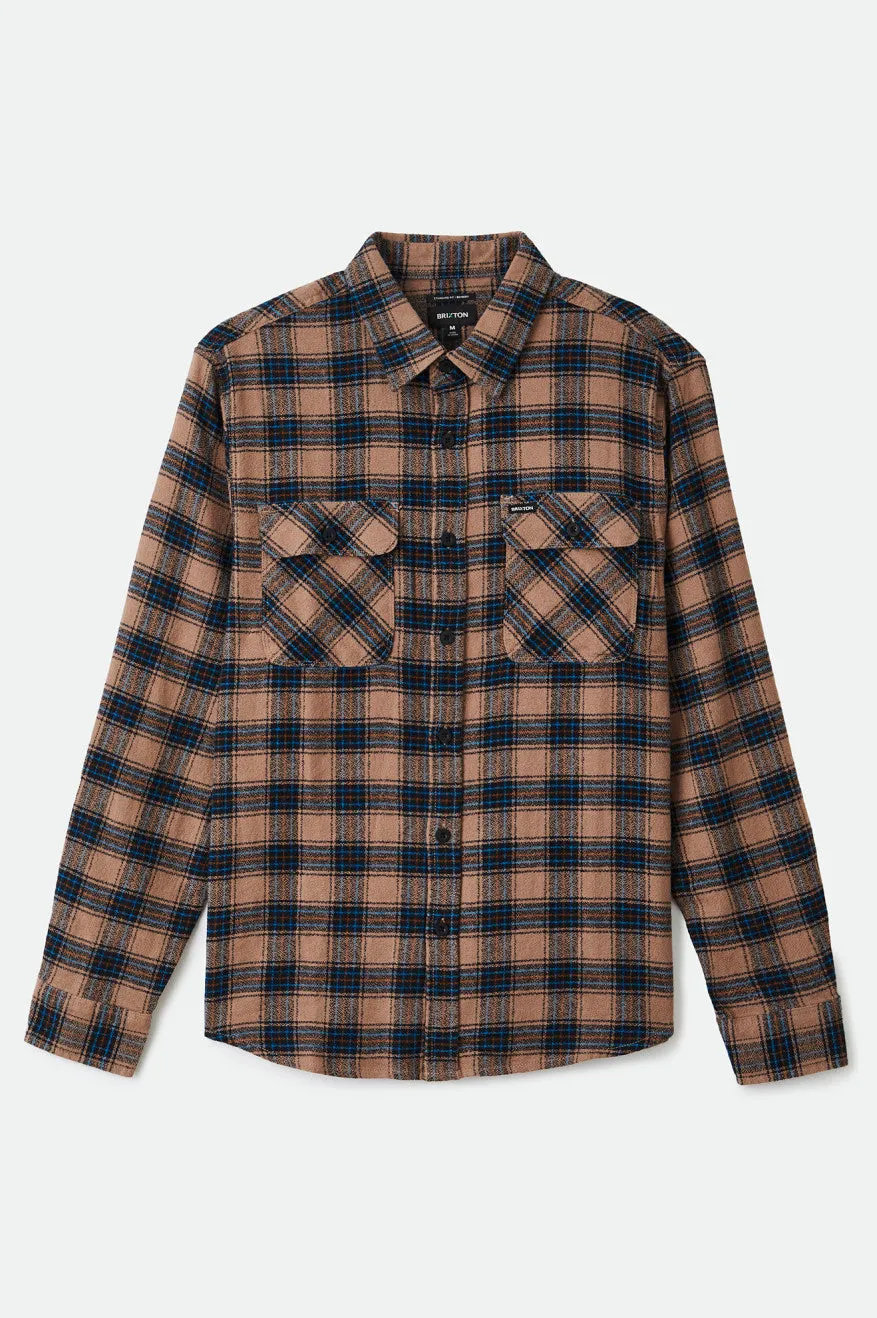 Bowery Lightweight L/S Utility Flannel - Pine Bark