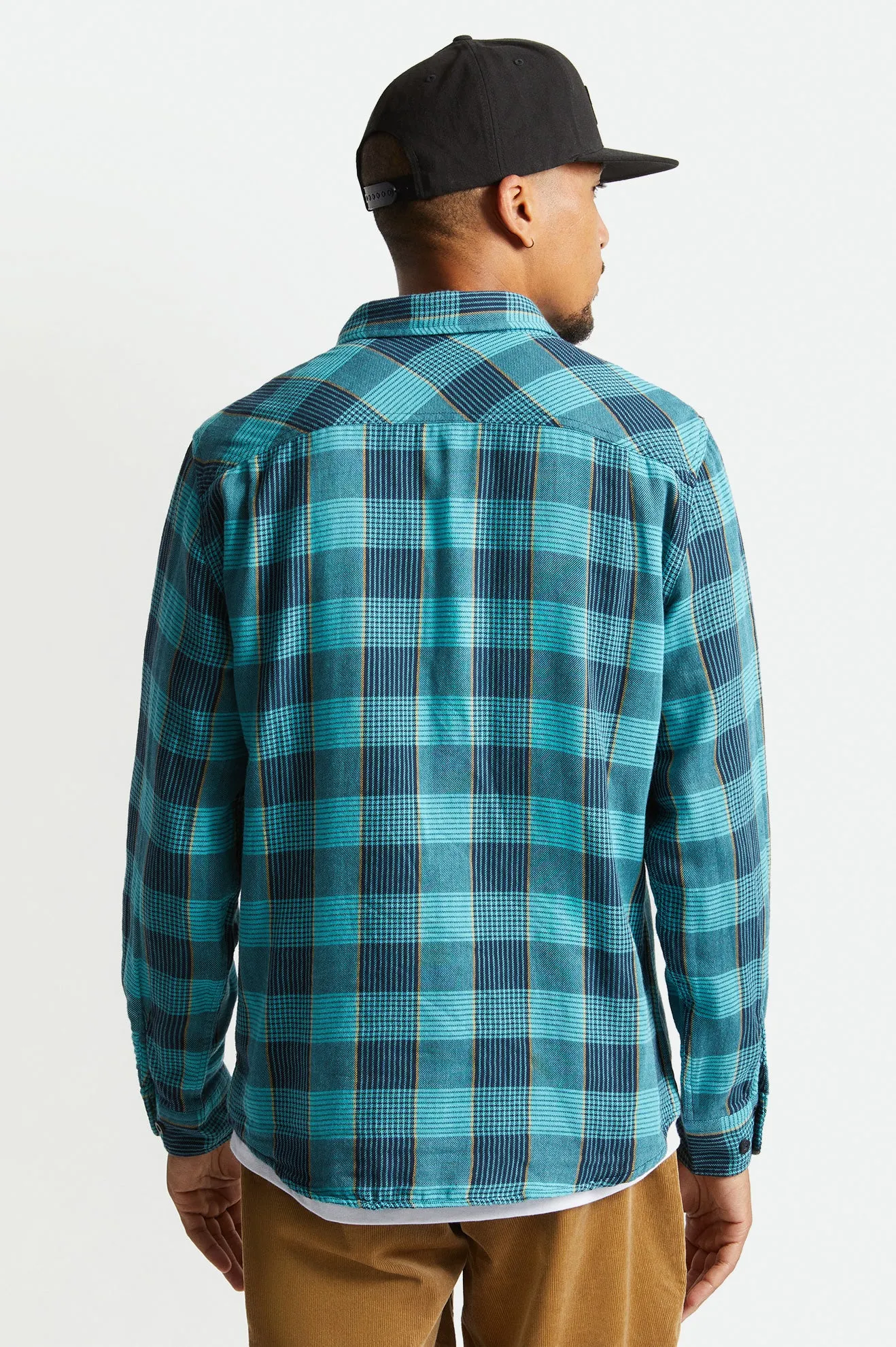 Bowery Soft Weave L/S Flannel - Teal