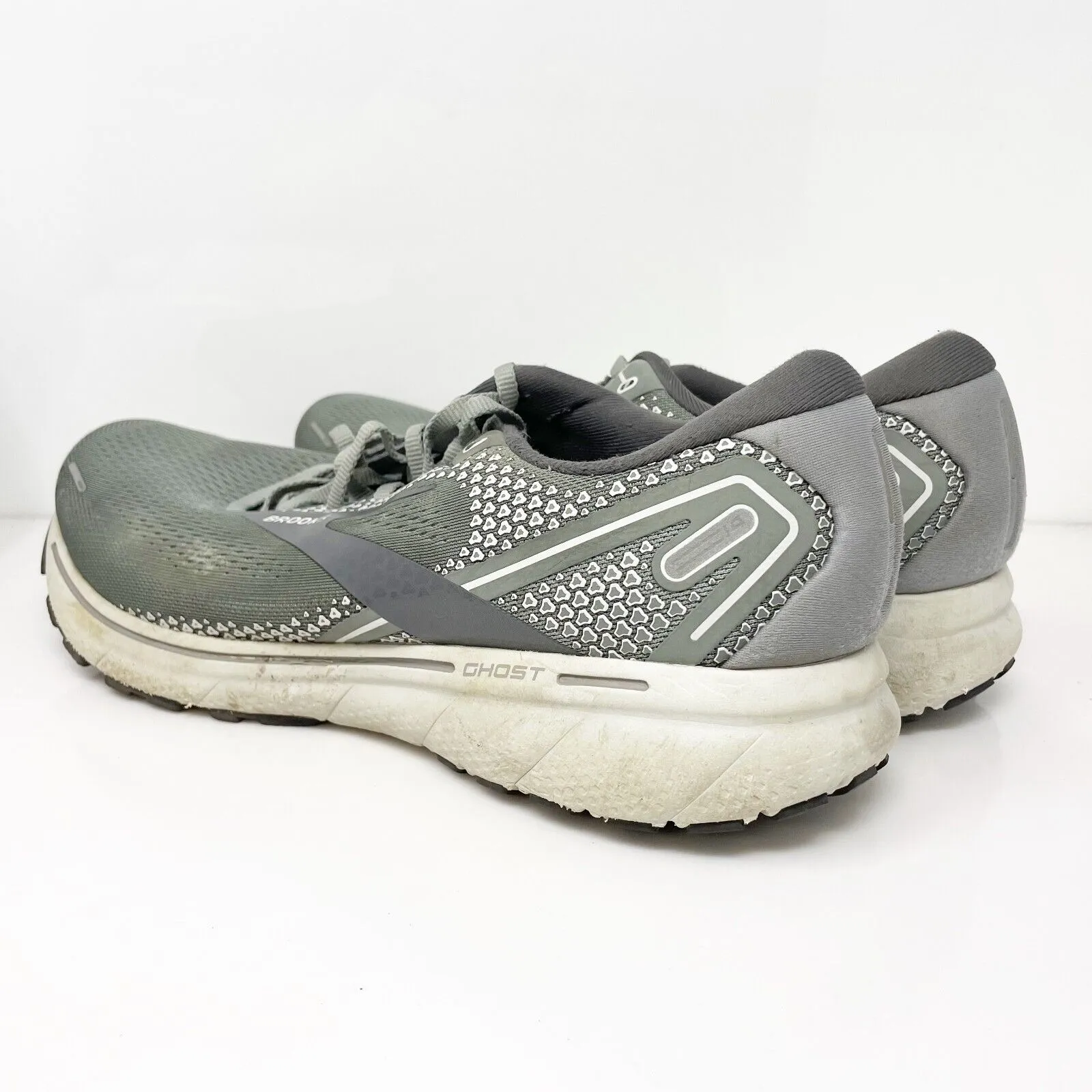 Brooks Mens Ghost 14 1103692E067 Gray Running Shoes Sneakers Size 13 2E