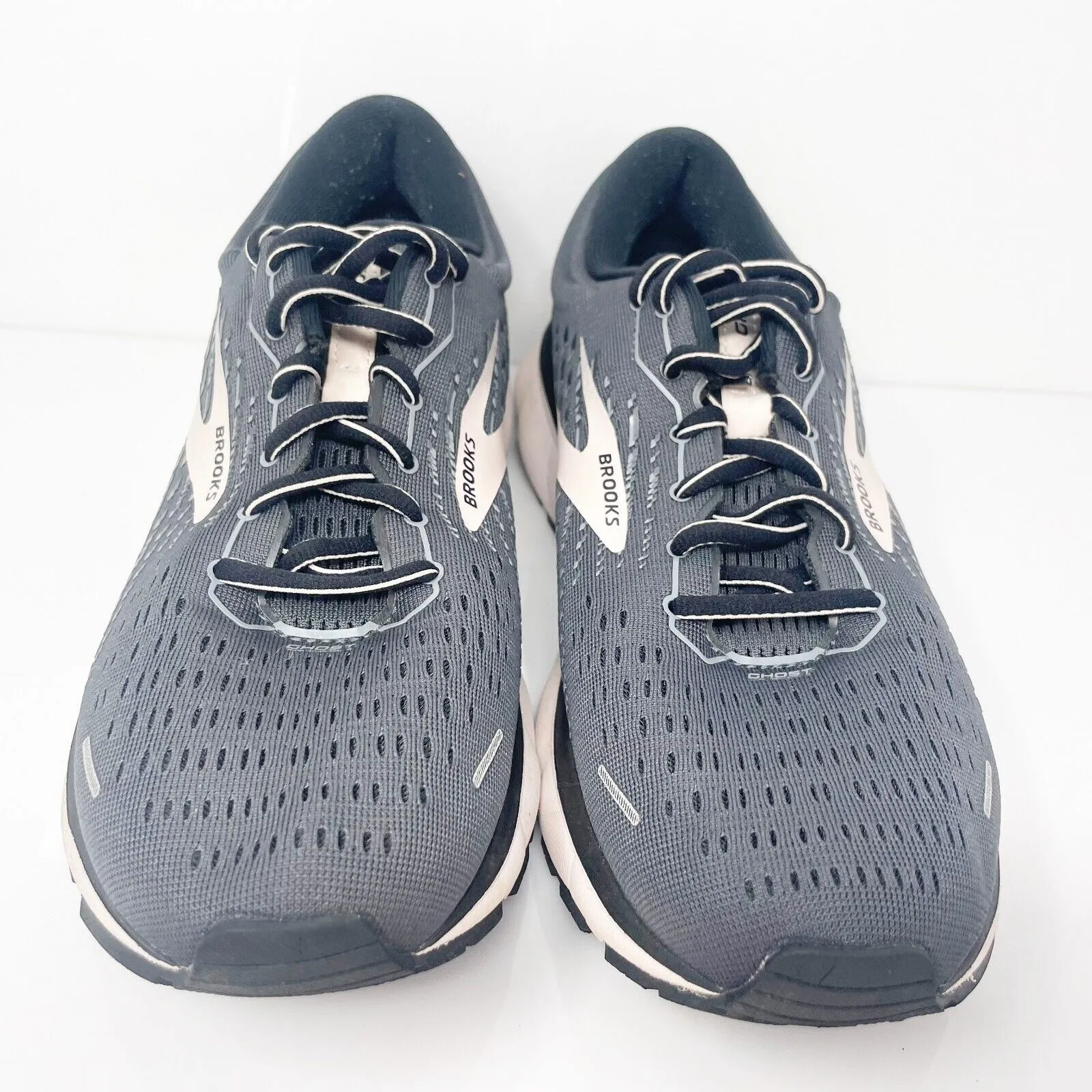 Brooks Womens Ghost 13 1203381D062 Gray Running Shoes Sneakers Size 10 D