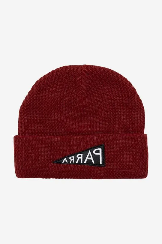 by Parra beanie Mirrored Flag red color