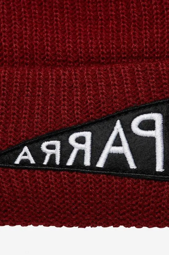 by Parra beanie Mirrored Flag red color