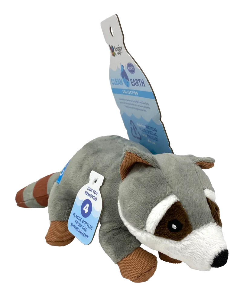 Clean Earth Plush Raccoon