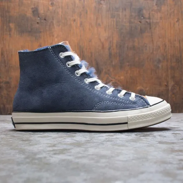 Converse Men Shearling Chuck 70 Hi (blue / navy / baby pink / egret)