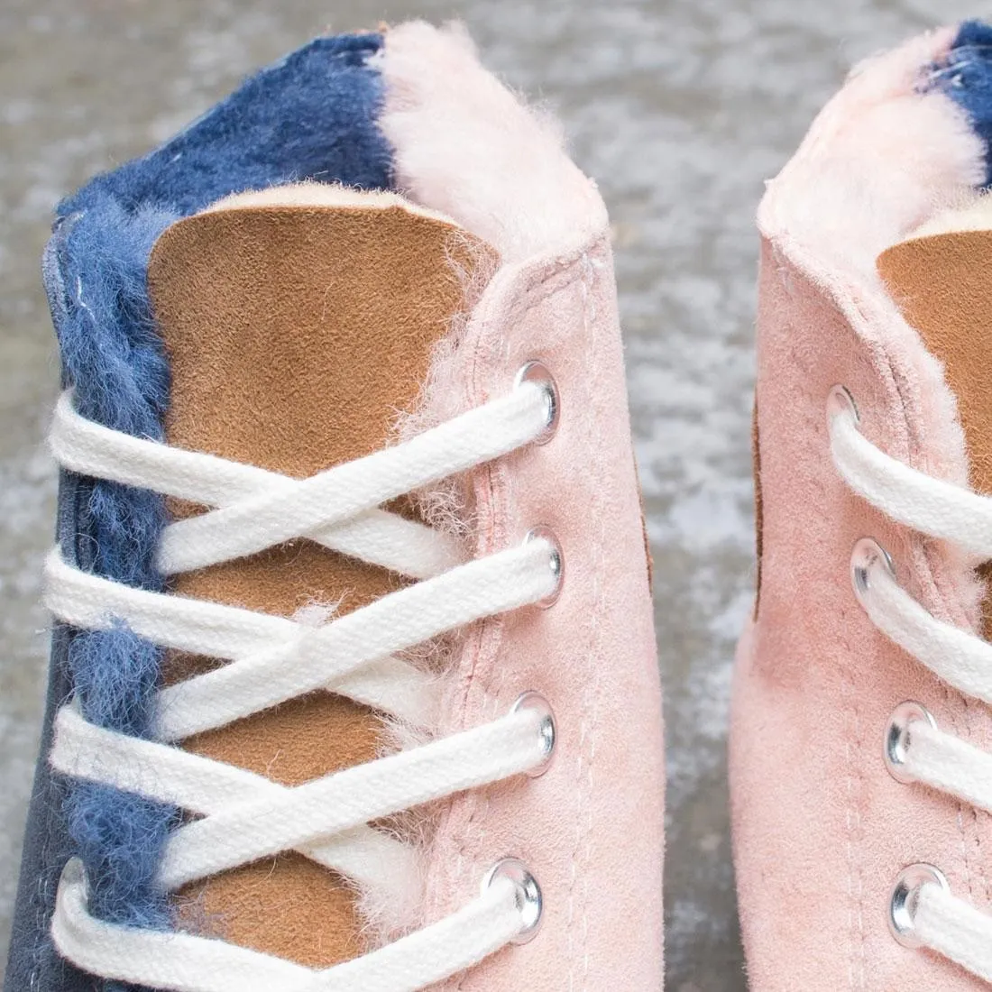 Converse Men Shearling Chuck 70 Hi (blue / navy / baby pink / egret)