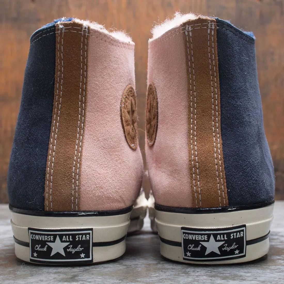 Converse Men Shearling Chuck 70 Hi (blue / navy / baby pink / egret)