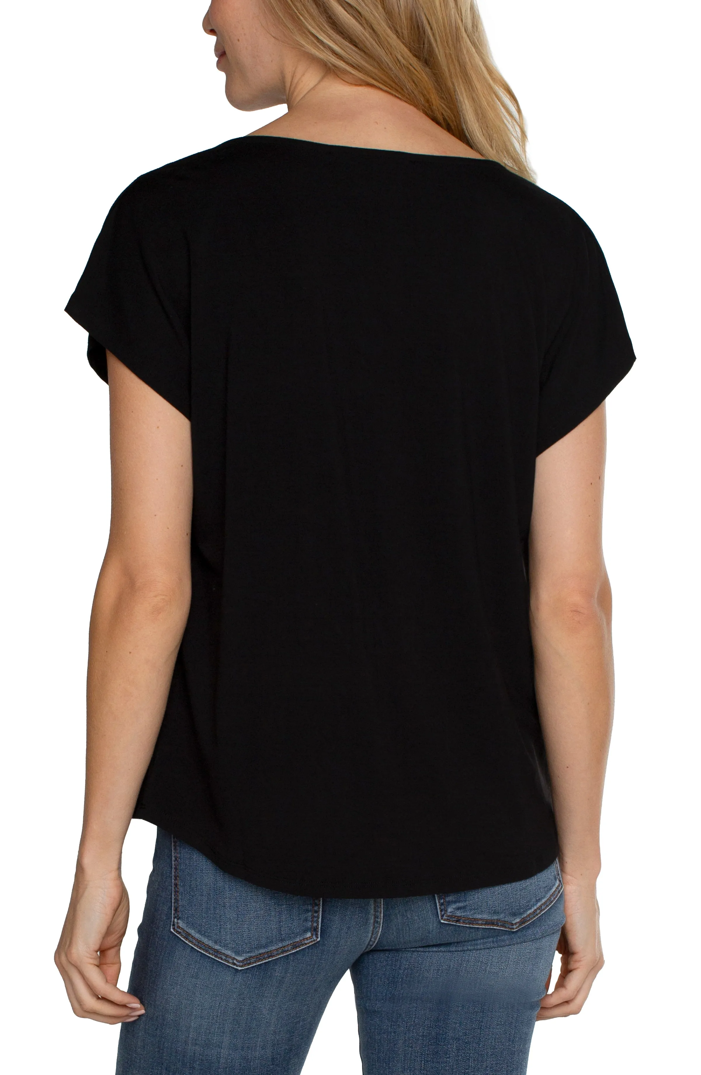 Cowl Neck T-Shirt-Liverpool