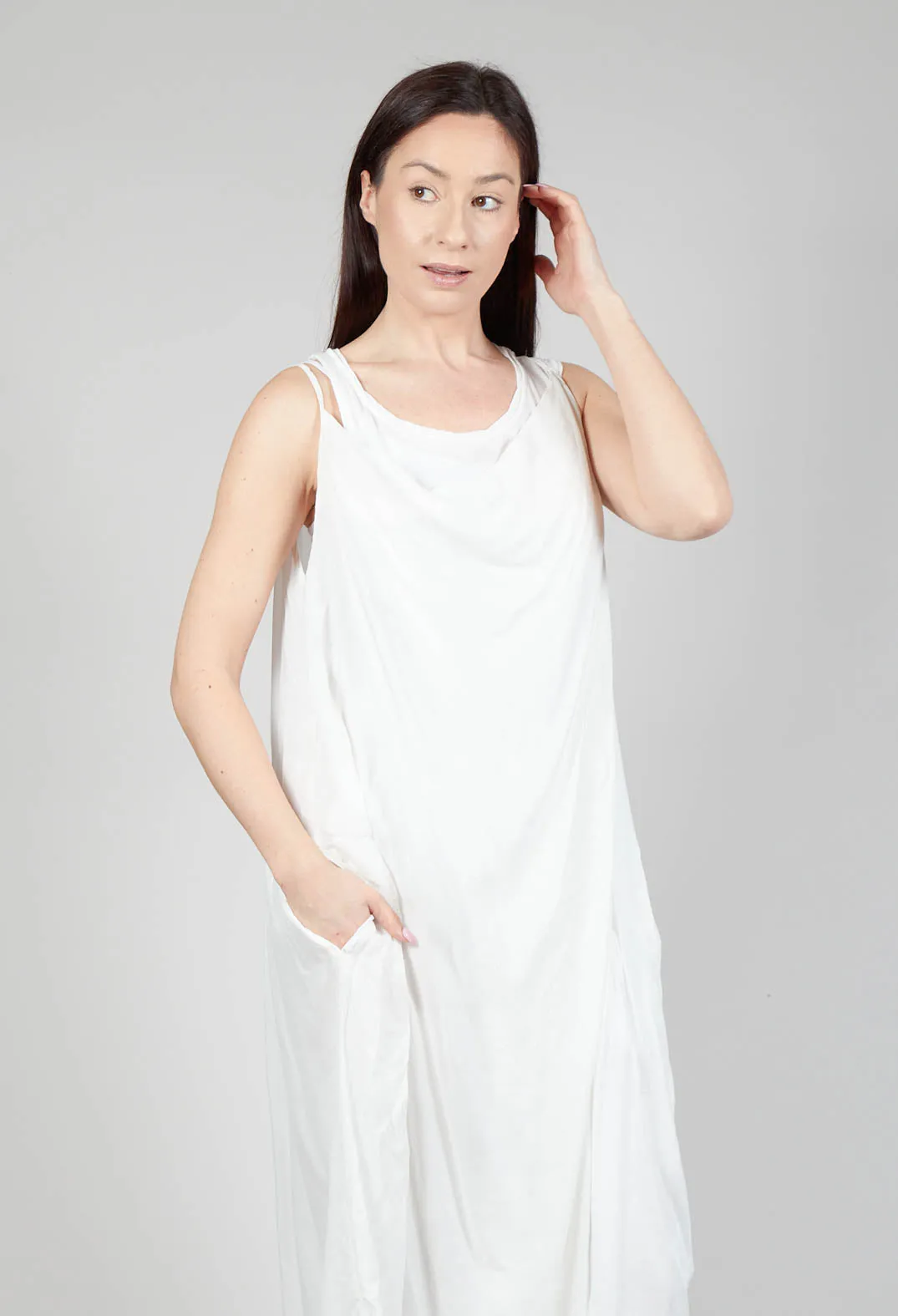 Cowl Neckline Dress in Callas