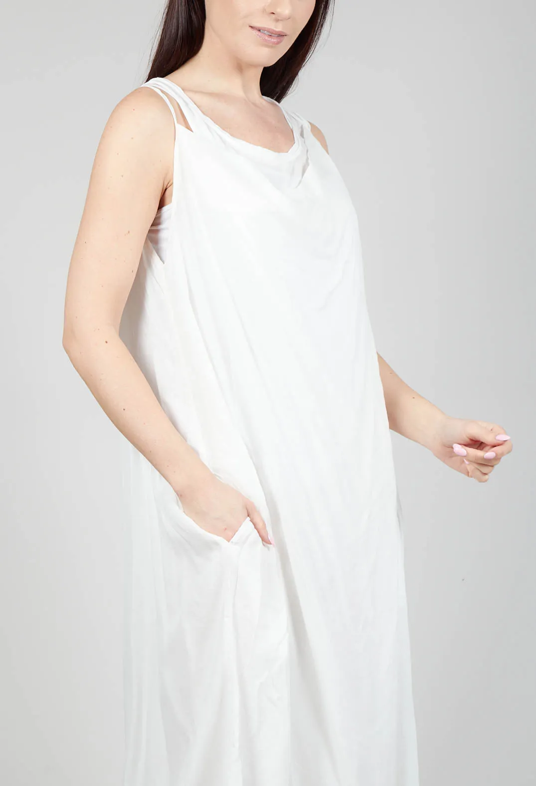 Cowl Neckline Dress in Callas