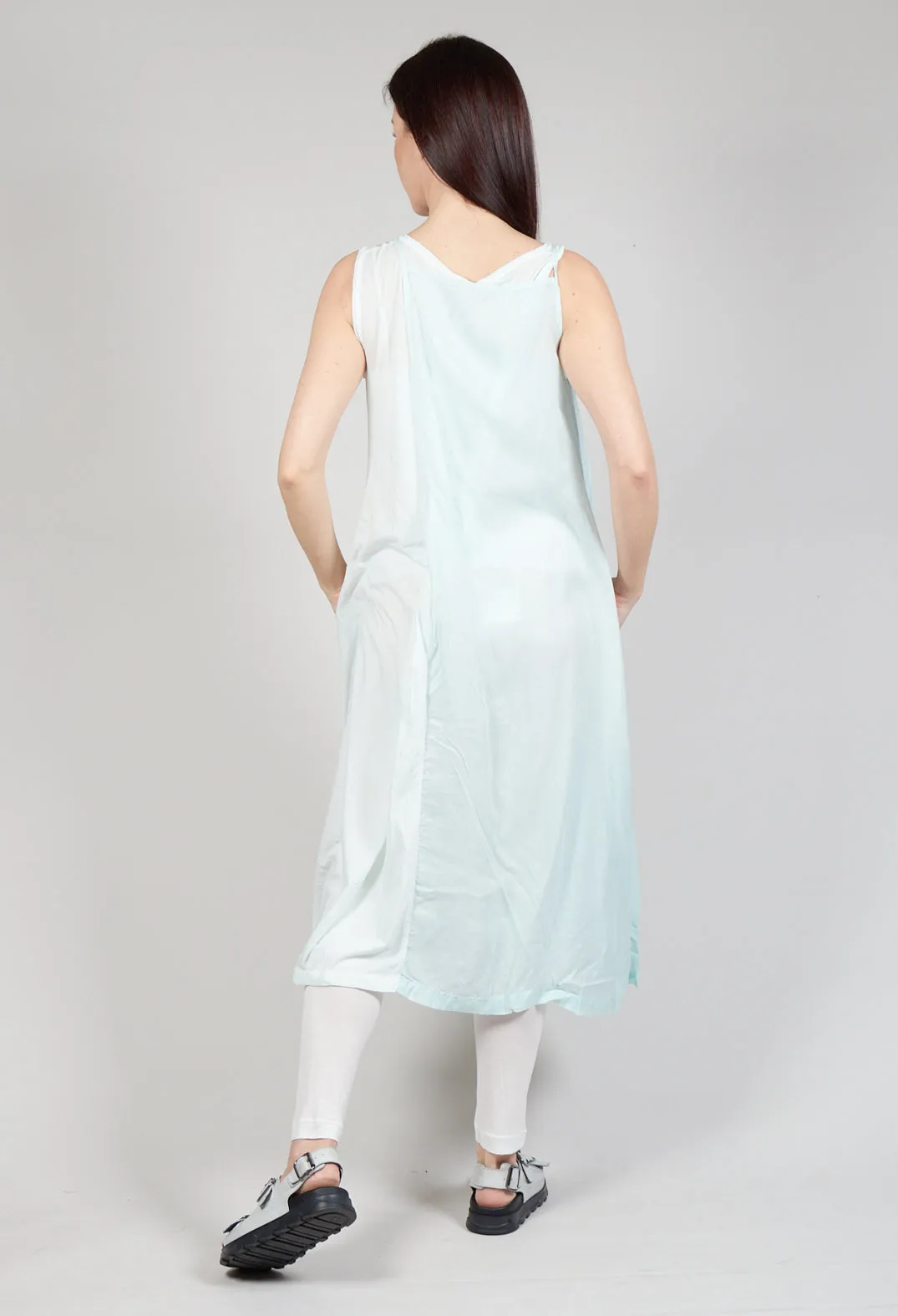 Cowl Neckline Dress in Tulip 10% Cloud