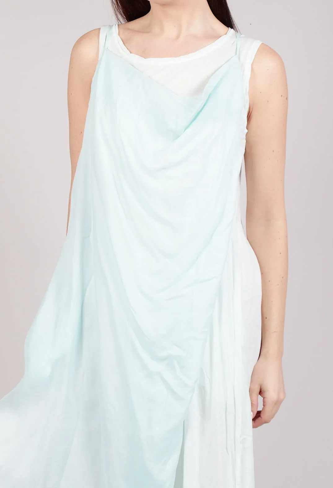 Cowl Neckline Dress in Tulip 10% Cloud