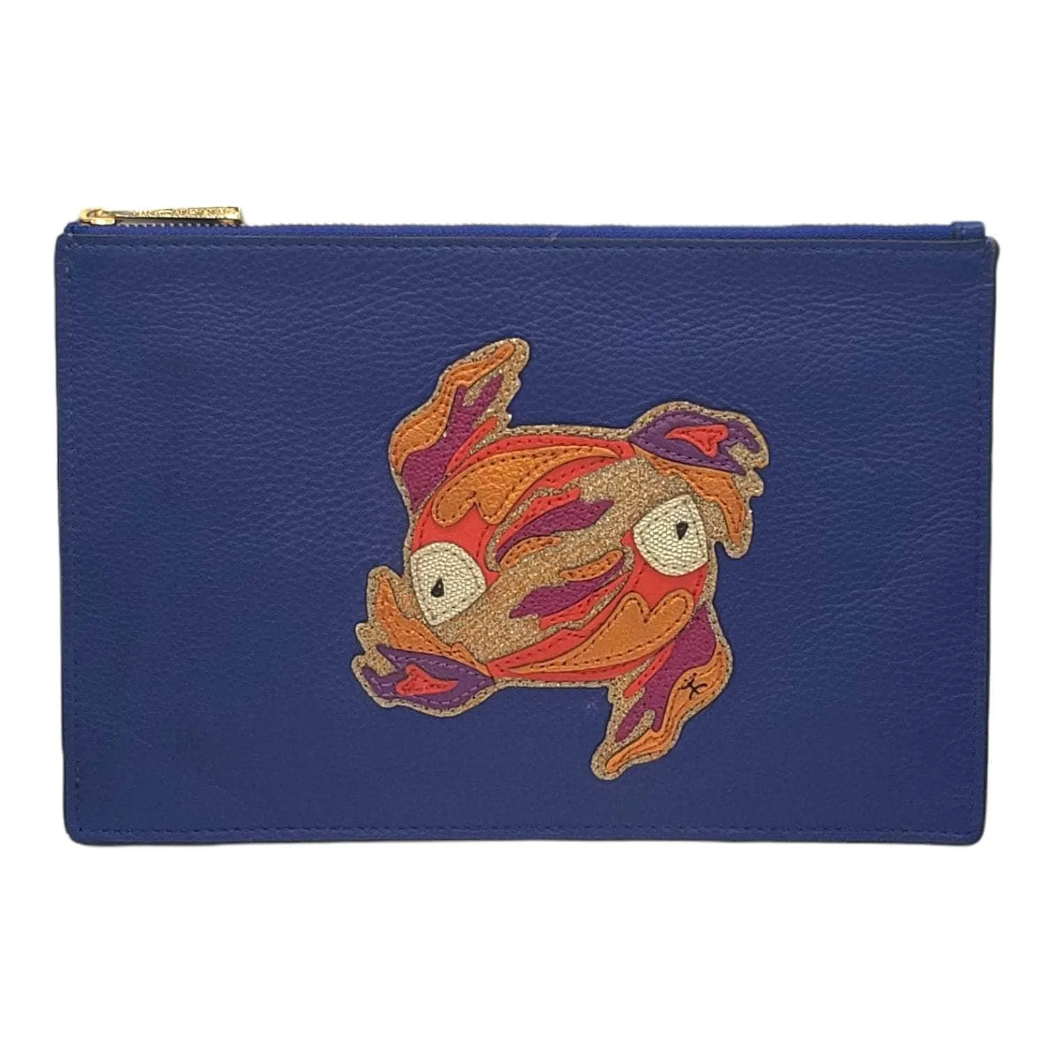 Diane Von Furstenberg Blue Pisces Pouch