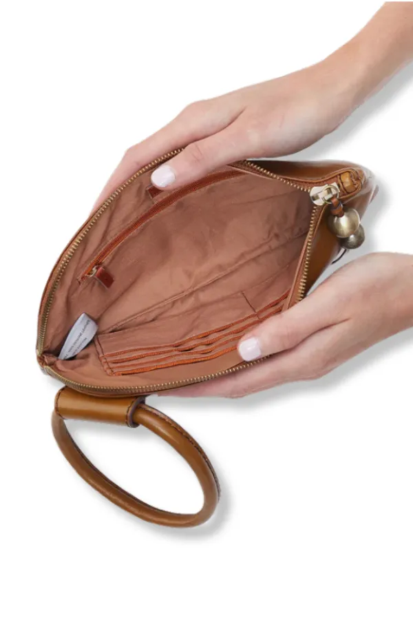 DOORBUSTER - Sable Wristlet - Truffle | HOBO