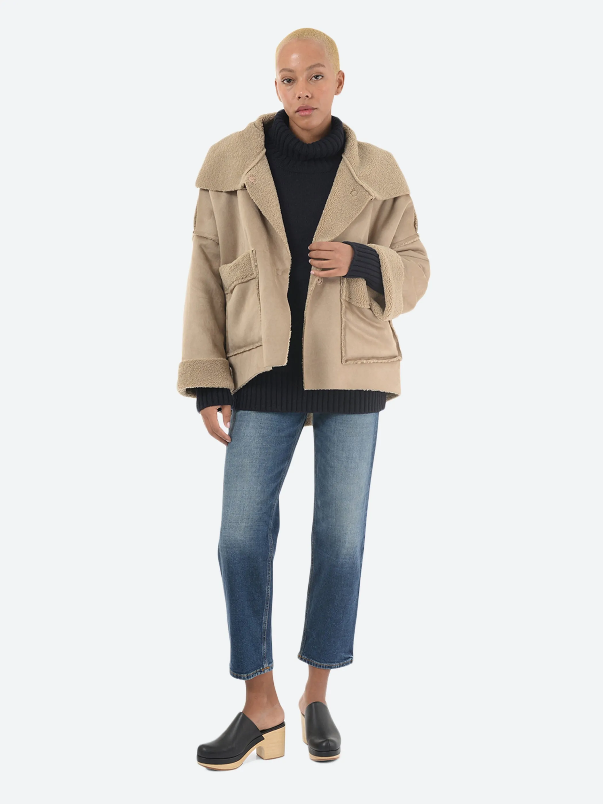 Eco-Shearling Jacket