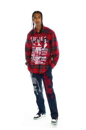 'ENGLISH PUNK ROCK' FLANNEL SHIRT