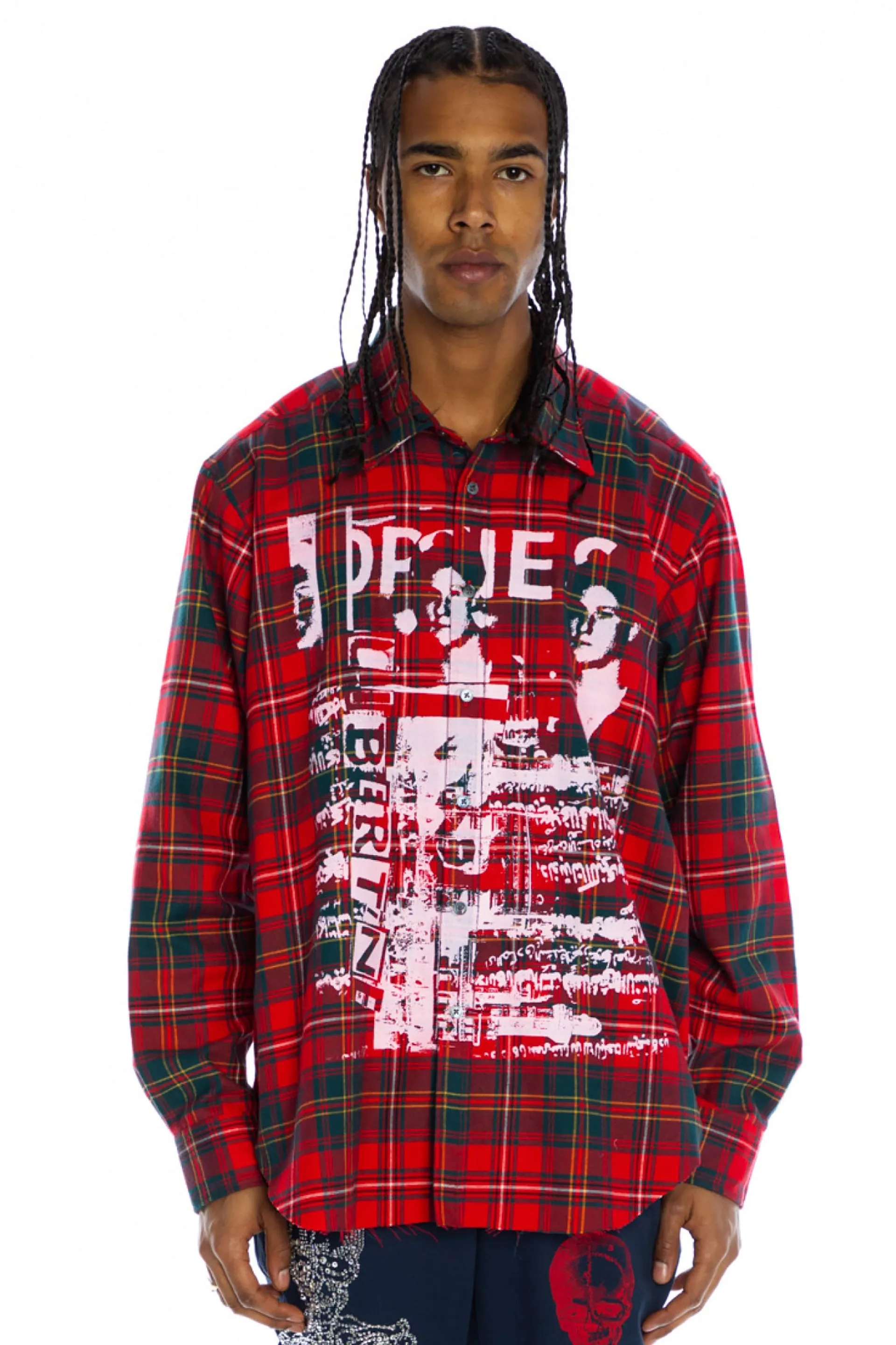 'ENGLISH PUNK ROCK' FLANNEL SHIRT